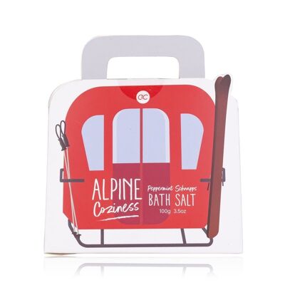 ALPINE COZINESS bath salt in a gift box