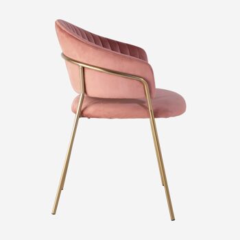 Chaise Leslie rose 2