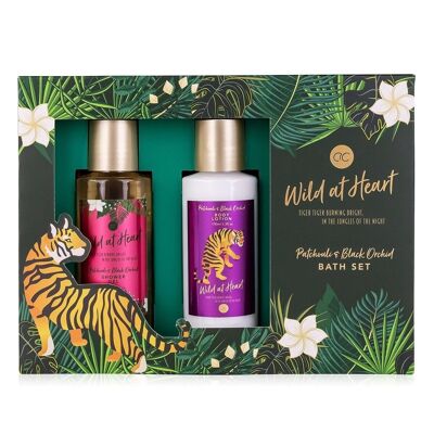 Set da bagno WILD AT HEART in confezione regalo