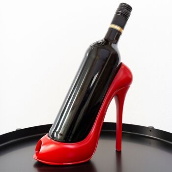 Coffret BOUTIQUE STYLE en chaussure céramique "porte-bouteille de vin" 7