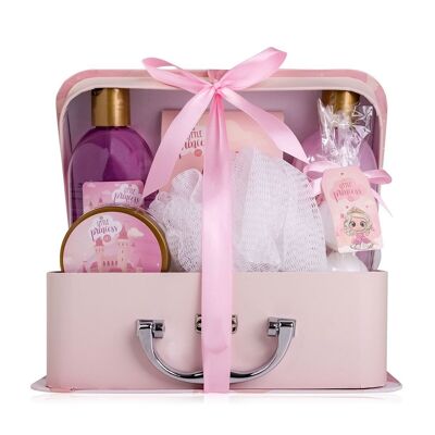 Set da bagno LITTLE PRINCESS in astuccio di carta - grande set regalo per ragazze in design principessa