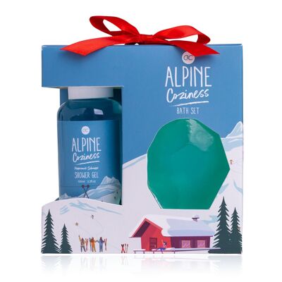 ALPINE COZINESS bath set in a gift box