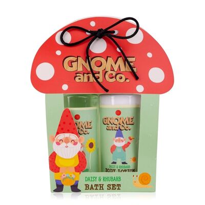 Juego de baño GNOME & CO. en caja de regalo, con gel de ducha y loción corporal