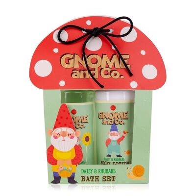 Badeset GNOME & CO. in Geschenkbox, mit Duschgel und Bodylotion