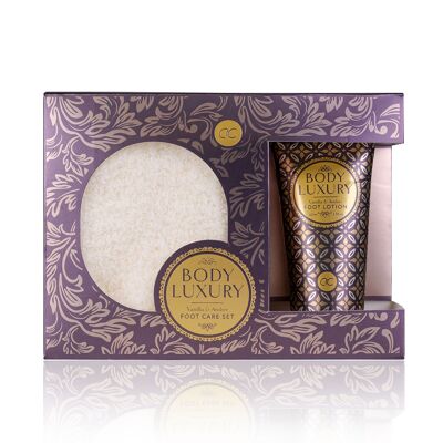 Foot care set BODY LUXURY in a gift box
