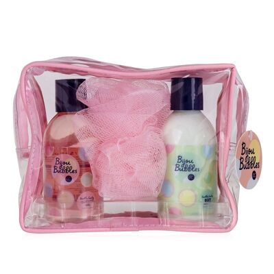 Set da bagno BIJOU BUBBLES in trousse