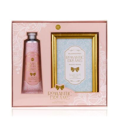 ROMANTIC DREAMS bath set in gift box with picture frame