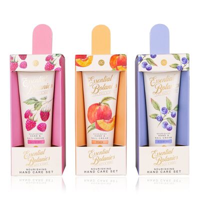 Coffret soin des mains ESSENTIAL BOTANICS - FRUITS en coffret cadeau