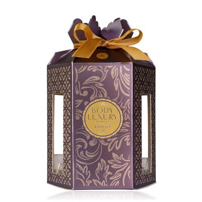 Coffret cadeau BODY LUXURY - coffret de soins élégant / soin du corps au parfum vanille