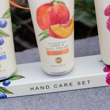 Coffret de soins pour les mains ESSENTIAL BOTANICS - FRUITS en coffret cadeau #Handcare 4