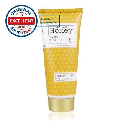 Body lotion PREMIUM COLLECTION - HONEY with honey extract and shea butter (without SLES and parabens)