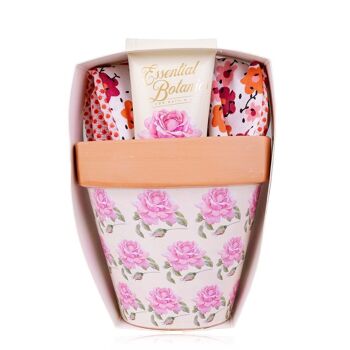 Coffret soin des mains ESSENTIAL BOTANICS - CLASSICS en pot de fleurs 1