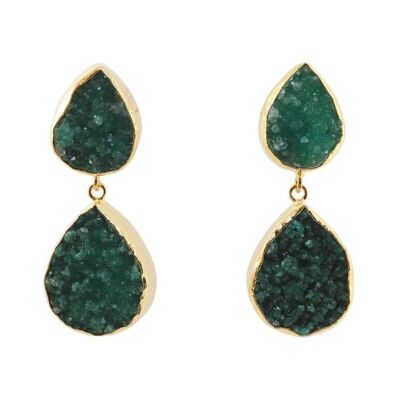 Green Notredame earrings