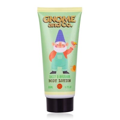 Body Lotion GNOME & CO. in tube, fragrance: Daisy & Rhubarb