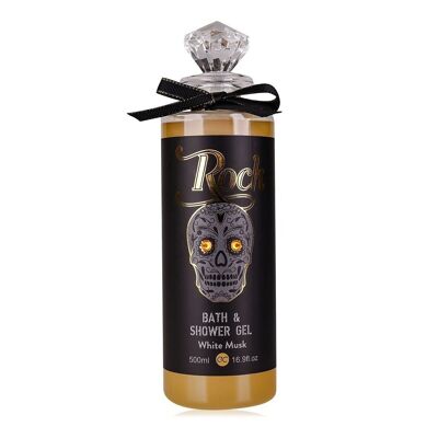 Bade- & Duschgel SKULL CHIC in Flasche mit Diamantverschluss 500ml