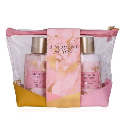 A MOMENT FOR YOU bath set in cosmetic bag