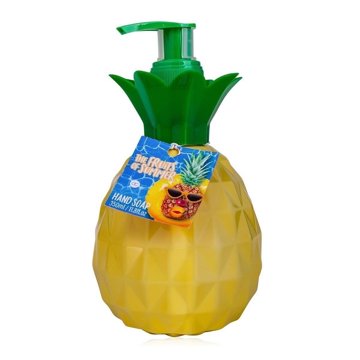 Sapone mani I FRUTTI DELL'ESTATE in dosatore a pompa a forma di ananas, dosatore sapone con sapone liquido