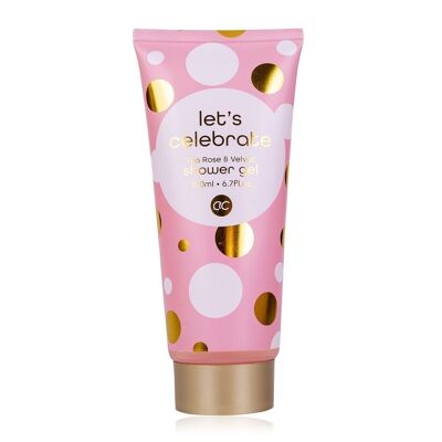 LET'S CELEBRATE shower gel in a tube