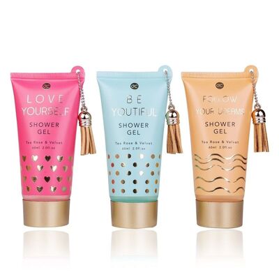 Duschgel BEAUTY TREATS in Tube mit Quaste