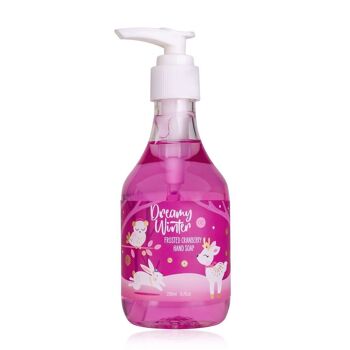 Savon à mains DREAMY WINTER en distributeur à pompe avec coffret cadeau, distributeur de savon avec savon liquide 2