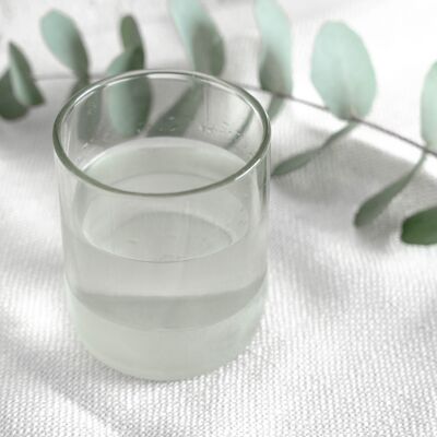 IWAS Upcycled Short Clear Glassa per bevande | Impostare il furgone 6 | Bicchieri di glassa riciclati Perfetti per i cocktail