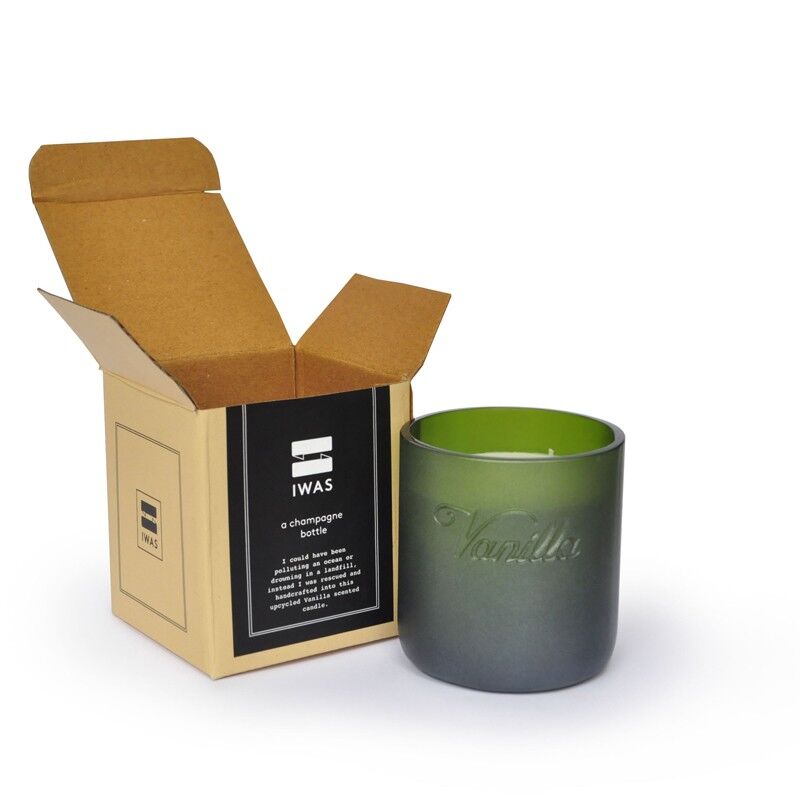 Candela profumata alla vaniglia biologica