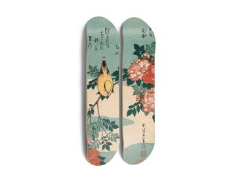 Skates pour décoration murale : Diptyque "Birds and roses" 1