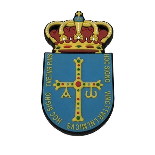 IMAN PVC . ASTURIAS - ESCUDO HERALDICO - IM009