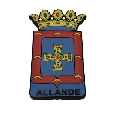 PVC-MAGNET. ASTURIEN - ALLANDE SHIELD - IM018