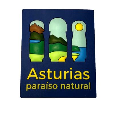 AIMANT PVC. ASTURIES - PANNEAU PARADIS NATUREL - IM049