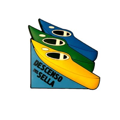 PVC MAGNET. ASTURIAS - SELLA DOWNHILL CANOE -1 - IM052