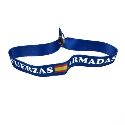 PULSERA . - FUERZAS ARMADAS BANDERA ESPAÑA P190