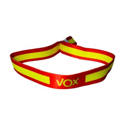 PULSERA . VOX CON BANDERA ESPAÑA P168