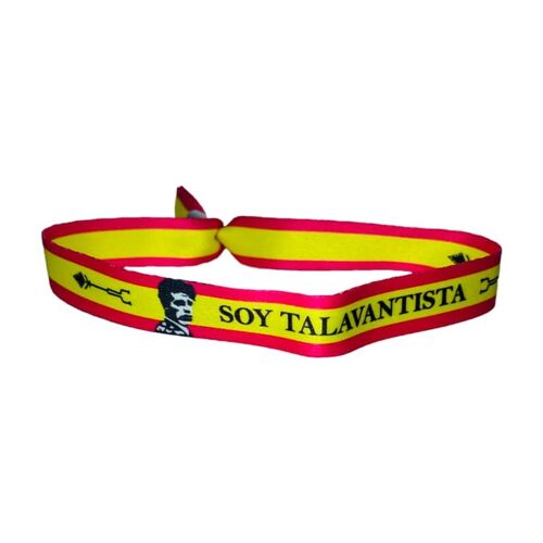 PULSERA . TORERO SOY TALAVANTISTA BANDERA ESPAÑA P103