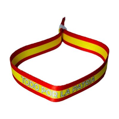 PULSERA . TODO POR LA PATRIA BANDERA ESPAÑA P085