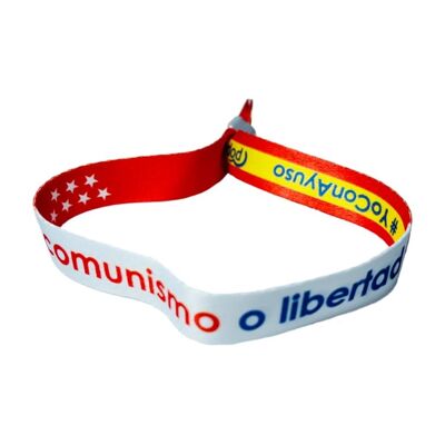 PULSERA . POLITICA PP AYUSO MADRID COMUNISMO O LIBERTAD P127