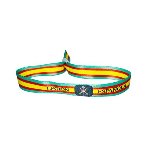 PULSERA . LEGION VERDE BANDERA ESPAÑA P069