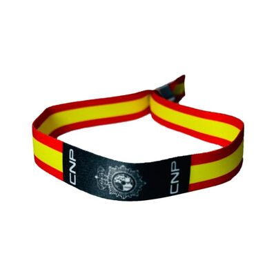 PULSERA . CNP POLICIA BANDERA ESPAÑA P086