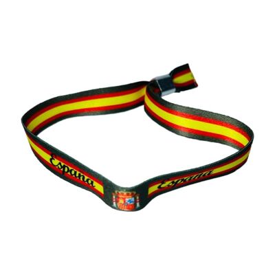 PULSERA . BANDERA Y ESCUDO ESPAÑA P314