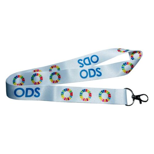 LANYARD . CINTA CUELLO ODS DESARROLLO SOSTENIBLE SDG VERSION 4 C013