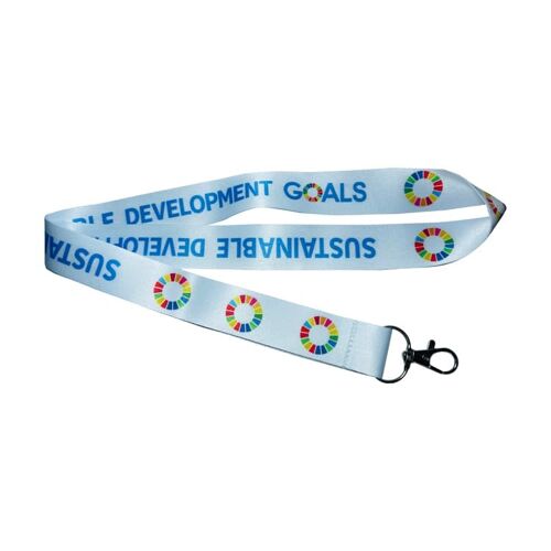 LANYARD . CINTA CUELLO ODS DESARROLLO SOSTENIBLE SDG VERSION 3 C015