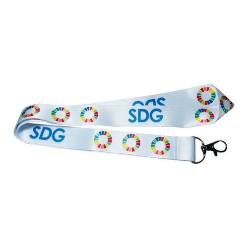 LANYARD . CINTA CUELLO ODS DESARROLLO SOSTENIBLE SDG VERSION 2 C014