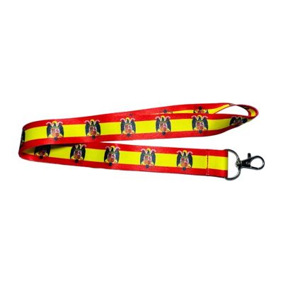 LANYARD. SPANISH FLAG COLLAR RIBBON C006