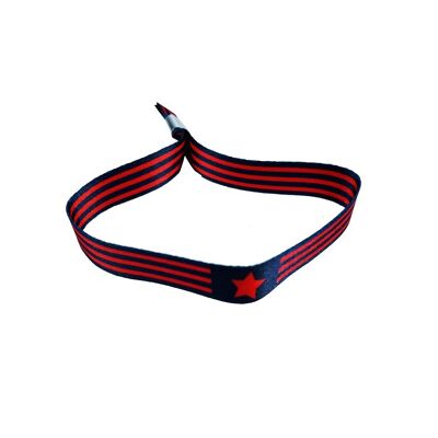 WRIST . RED STAR WITH STRIPES P309