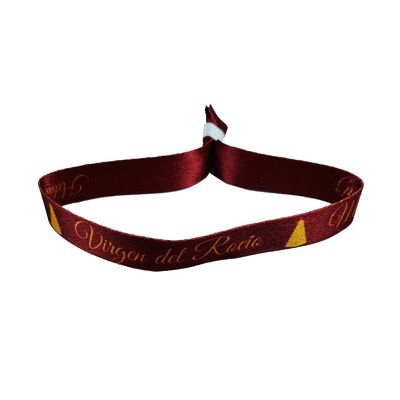 PULSERA . VIRGEN DEL ROCIO VINOTINTO P319