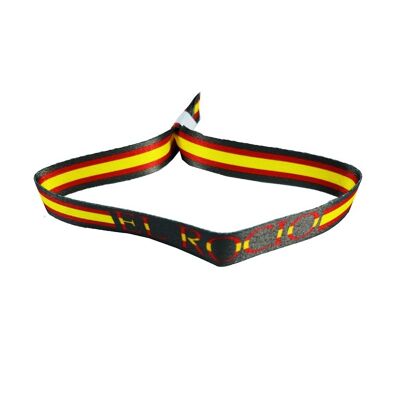 PULSERA . EL ROCIO VIRGEN CON BANDERA DE ESPAÑA P215