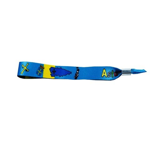 PULSERA . ASTURIAS MAPA AZUL P629