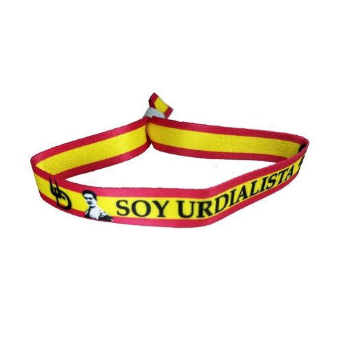 PULSERA . SOY URDIALISTA BANDERA TAURINA P239