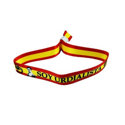 PULSERA . SOY URDIALISTA CON BANDERA DE ESPAÑA P242