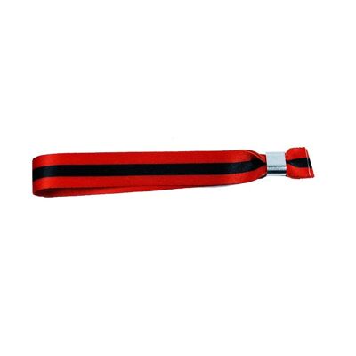 WRIST . RED AND BLACK STRIPES FLAG P280